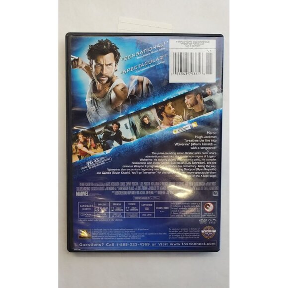 X-Men Origins: Wolverine DVD 2009 - Widescreen - Picture 5 of 6
